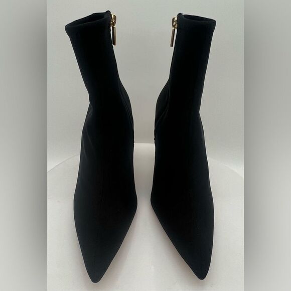 GOOD AMERICAN | Ankle Shine Neoprene Booties | Black | NWT 9 | w/ Dust Bag - Picture 5 of 15